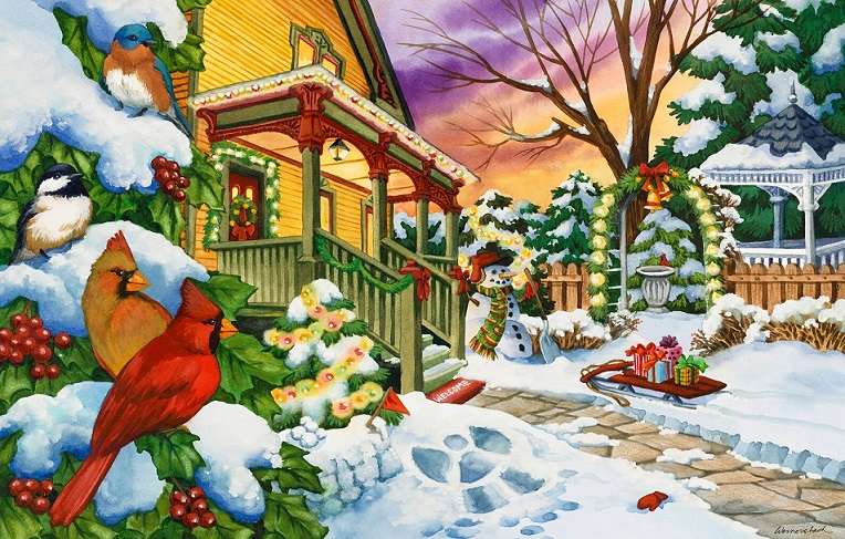 Christmas picture. jigsaw puzzle online