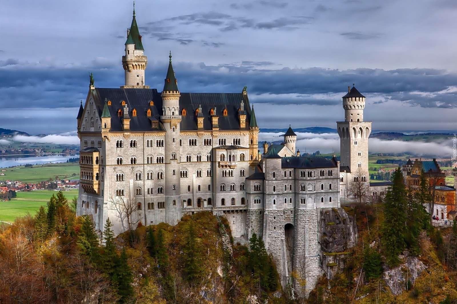 Německo hrad puzzle