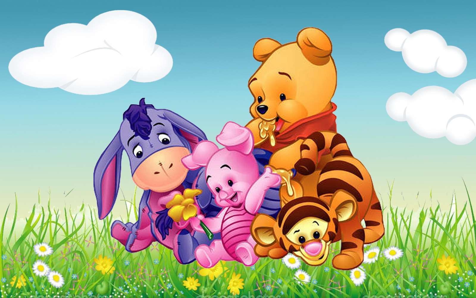 Pooh y sus amigos rompecabezas en línea
