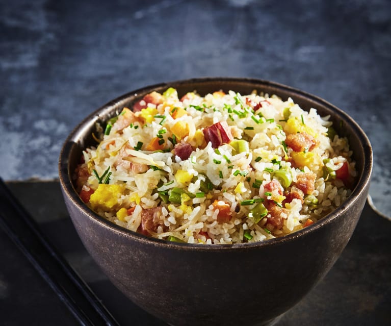 τηγανητό κινεζικό ρύζι παζλ online