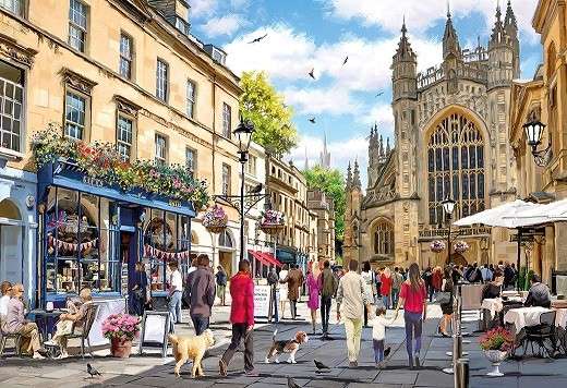 In an English city. jigsaw puzzle online