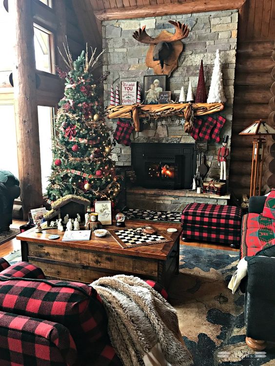 Karácsonyi otthoni dekoráció online puzzle