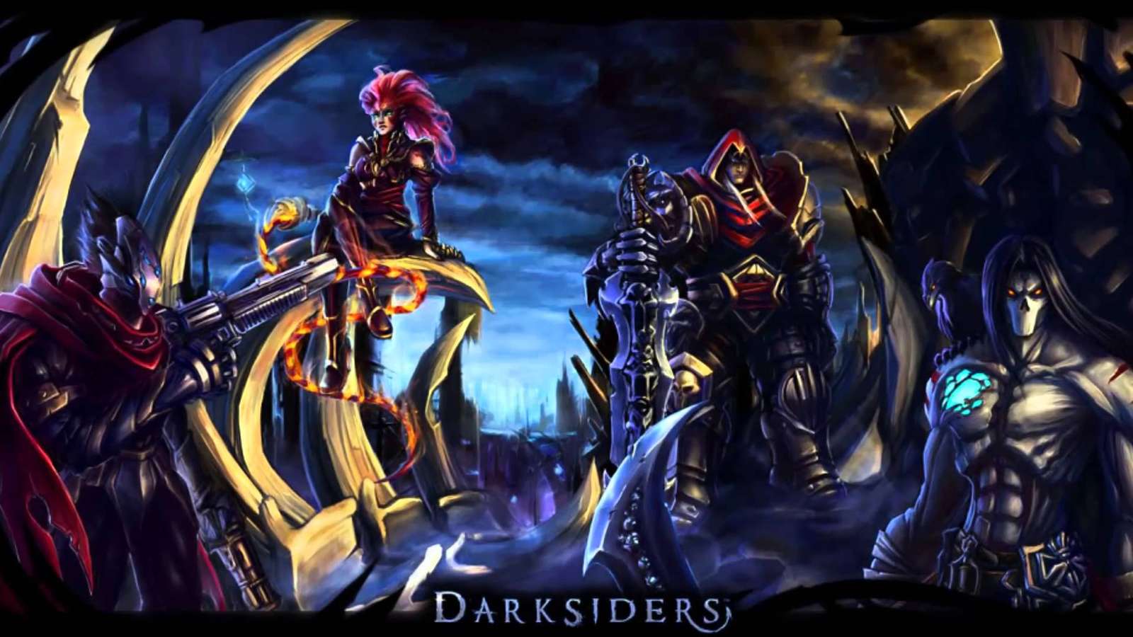 Darksiders - 4 вершника пазл онлайн