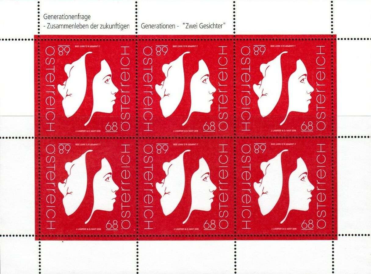 Briefmarken von Österreich Online-Puzzle