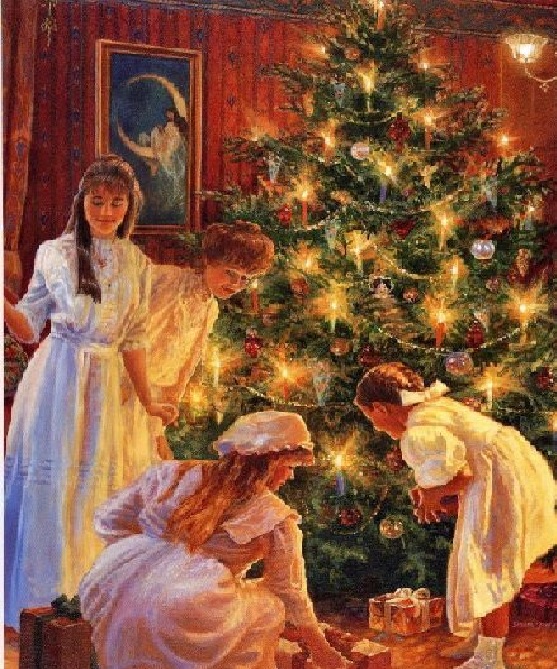 Vyladění vánočního stromu skládačky online