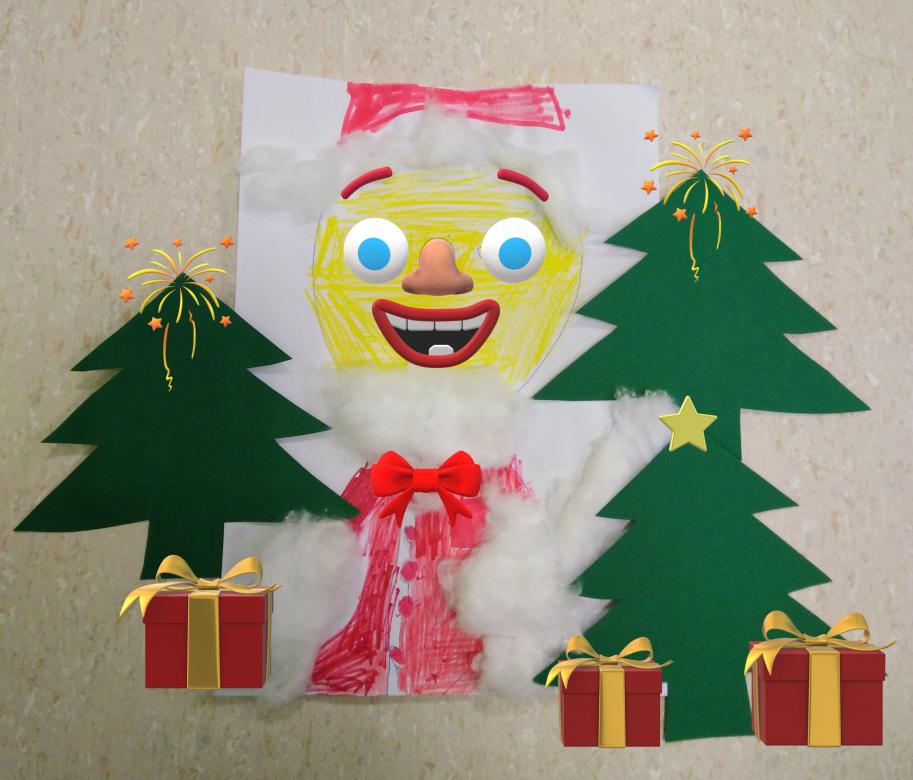 Papai Noel com presentes puzzle online