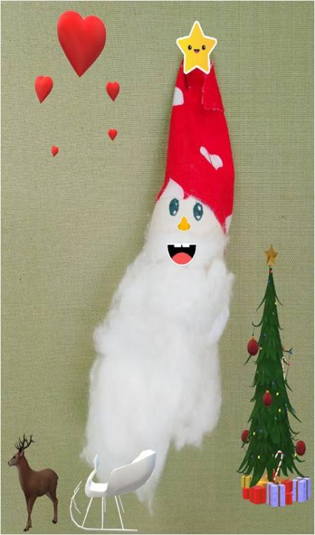 Счастливый Санта-Клаус онлайн-пазл