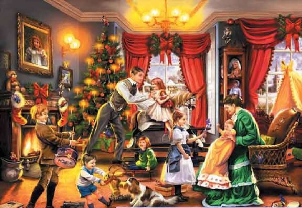 Christmas evening jigsaw puzzle online