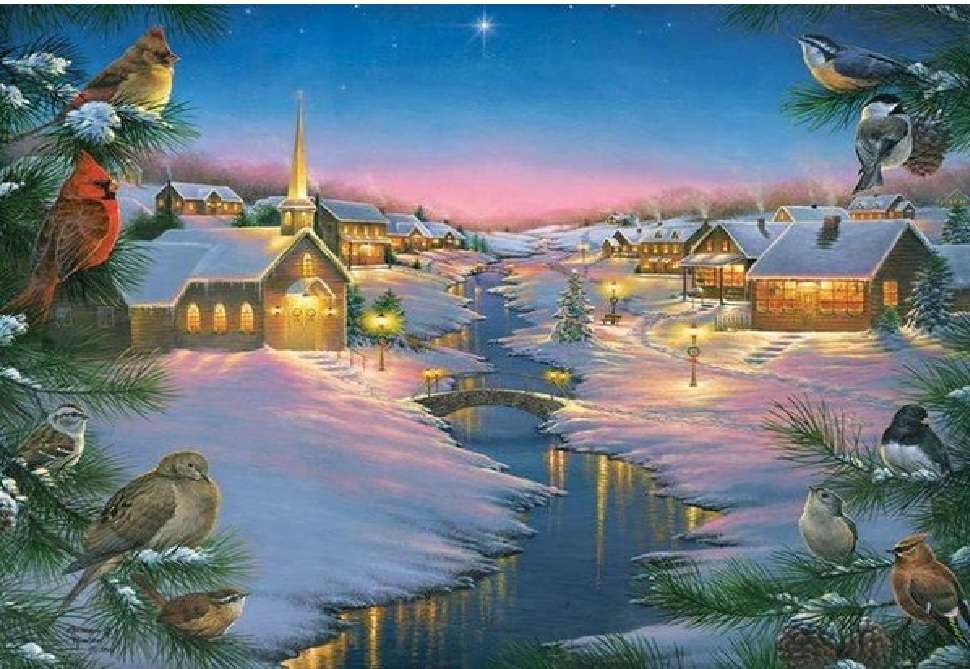Paesaggio invernale puzzle online