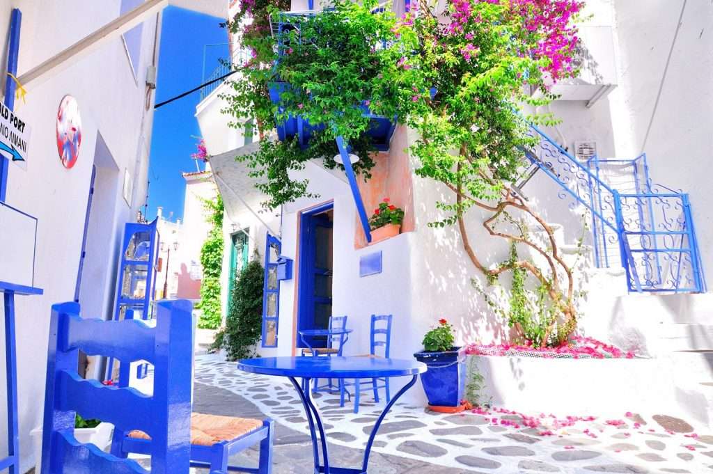 Гръцки остров Скиатос онлайн пъзел