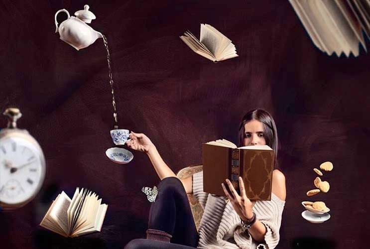 Книги збагачують життя тих, хто їх читає онлайн пазл