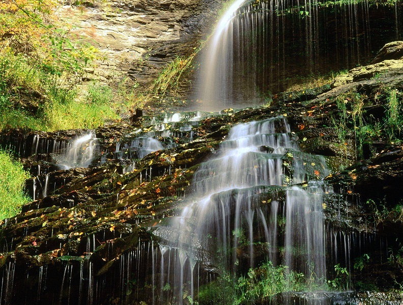 Waterfall. quebra-cabeças online