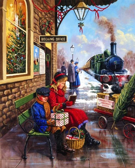 Christmas picture. online puzzle
