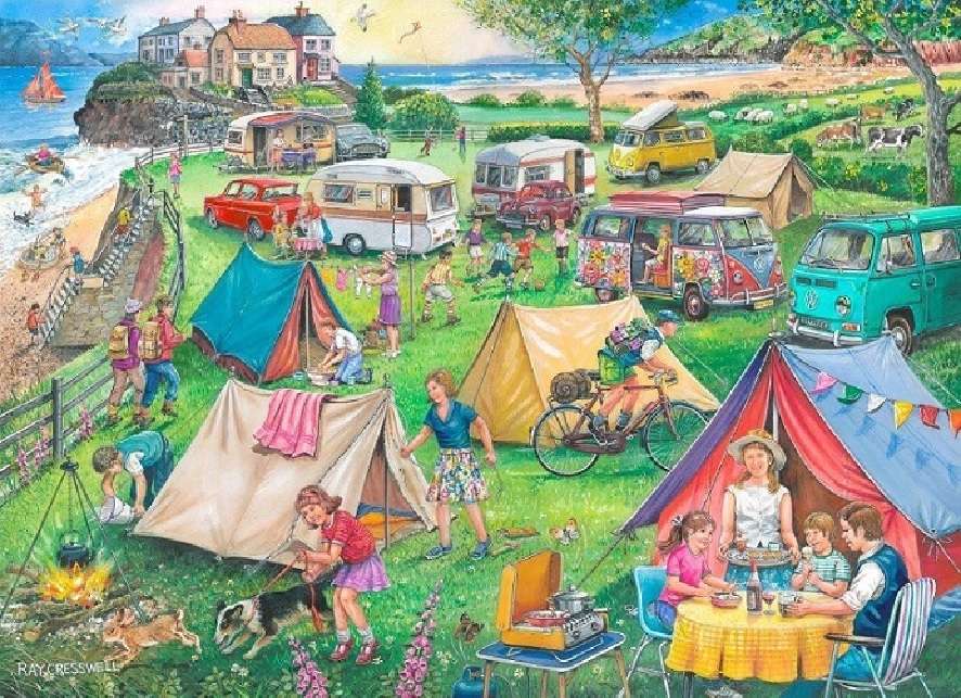At the campground. jigsaw puzzle online