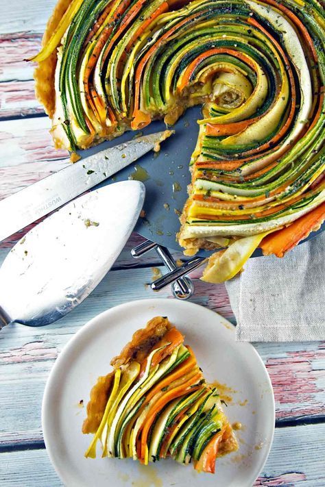 Zeleninový koláč skládačky online