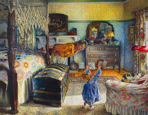 La stanza della nonna. puzzle online