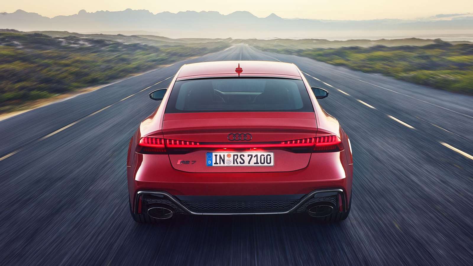 Audi RS7 сзади пазл онлайн