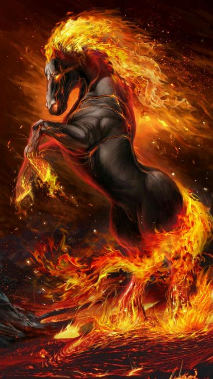 άλογο φωτιάς online παζλ