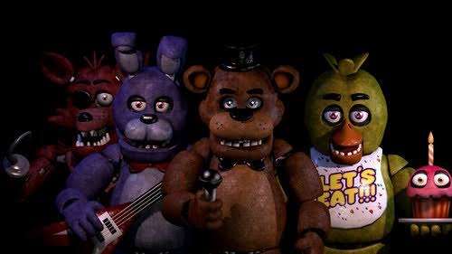 Fnaf og 4 Puzzlespiel online