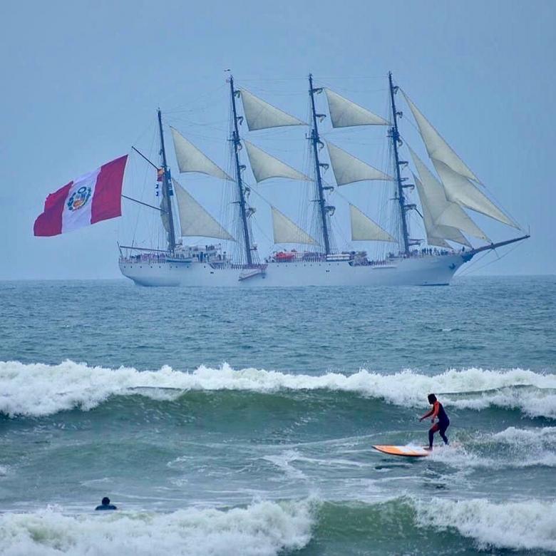 BAP Union - Surfen in Peru legpuzzel online
