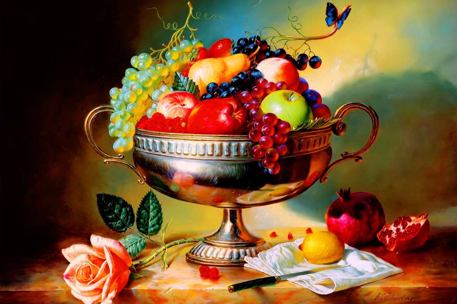 Ovocný talíř skládačky online