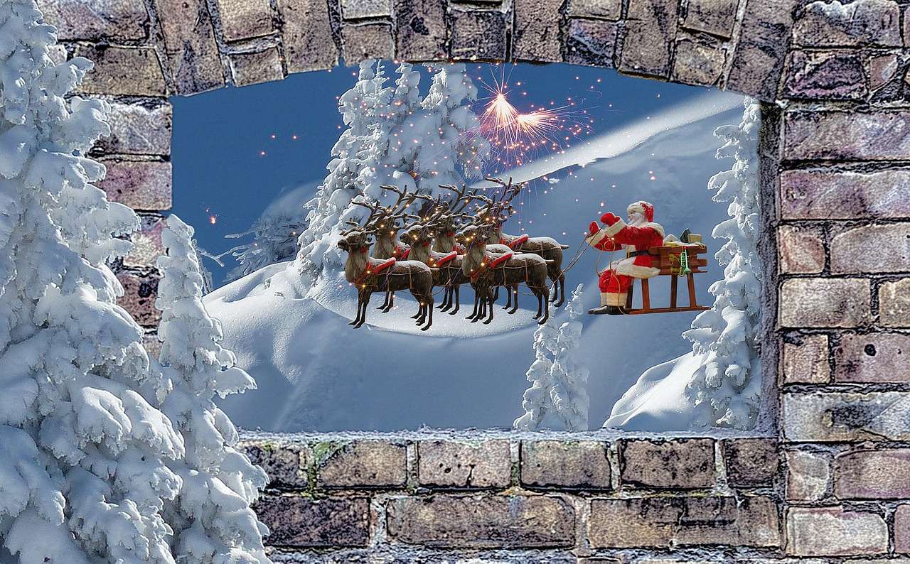 Weihnachtsmann Online-Puzzle