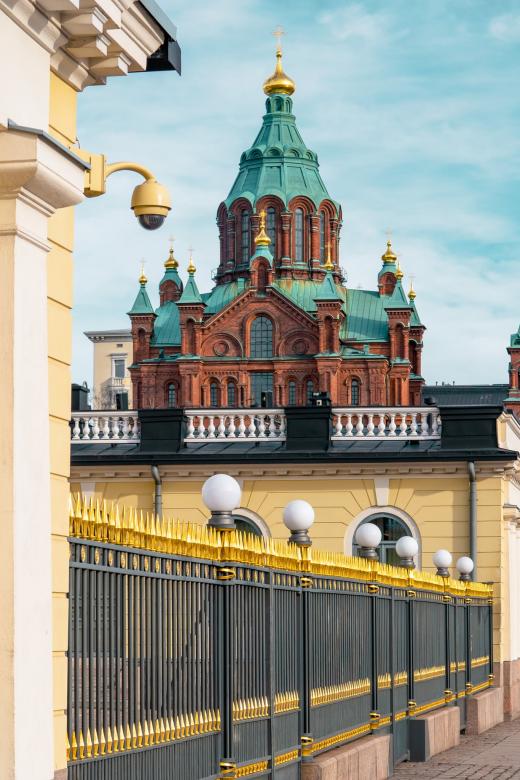 Église cathédrale à Helsinki, Finlande puzzle en ligne