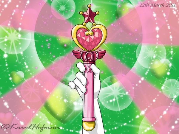 粉紅 月亮 神杖 онлайн пъзел