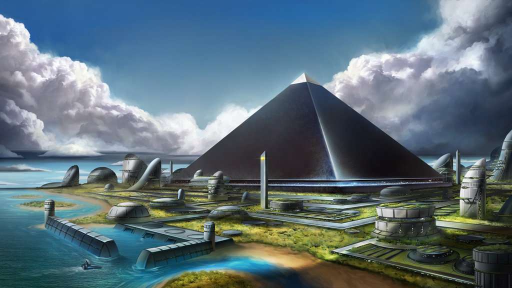 φανταστική πυραμίδα online παζλ