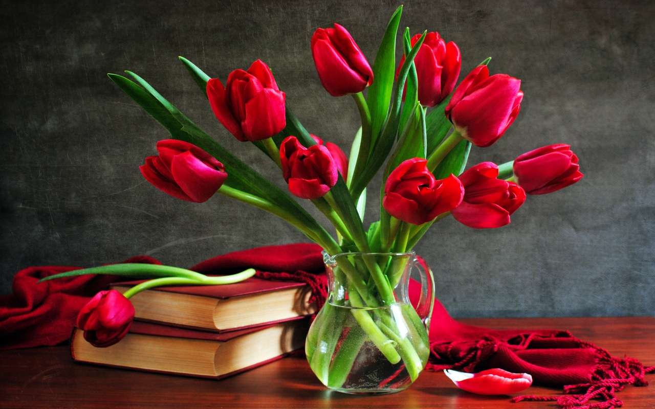 Tulipes  online puzzel