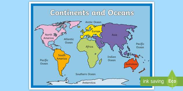континенти онлайн пъзел