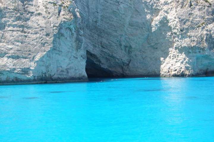 Гръцко крайбрежие. онлайн пъзел