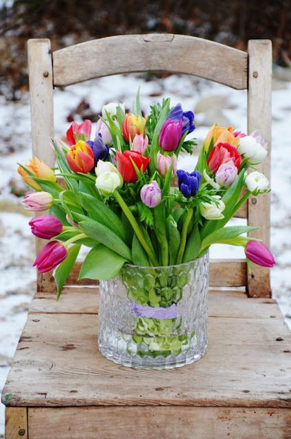 Húsvéti tulipán virágok online puzzle