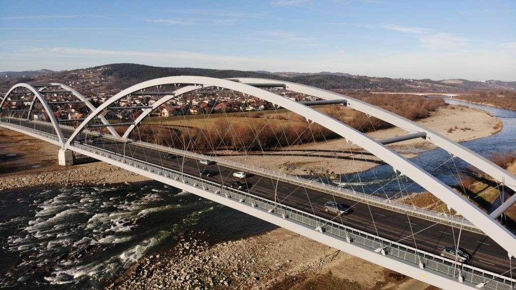 Hellenische Brücke Nowy Sącz Online-Puzzle