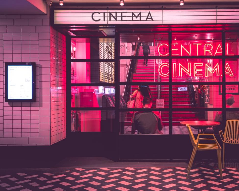 Cinema by the road jigsaw puzzle online