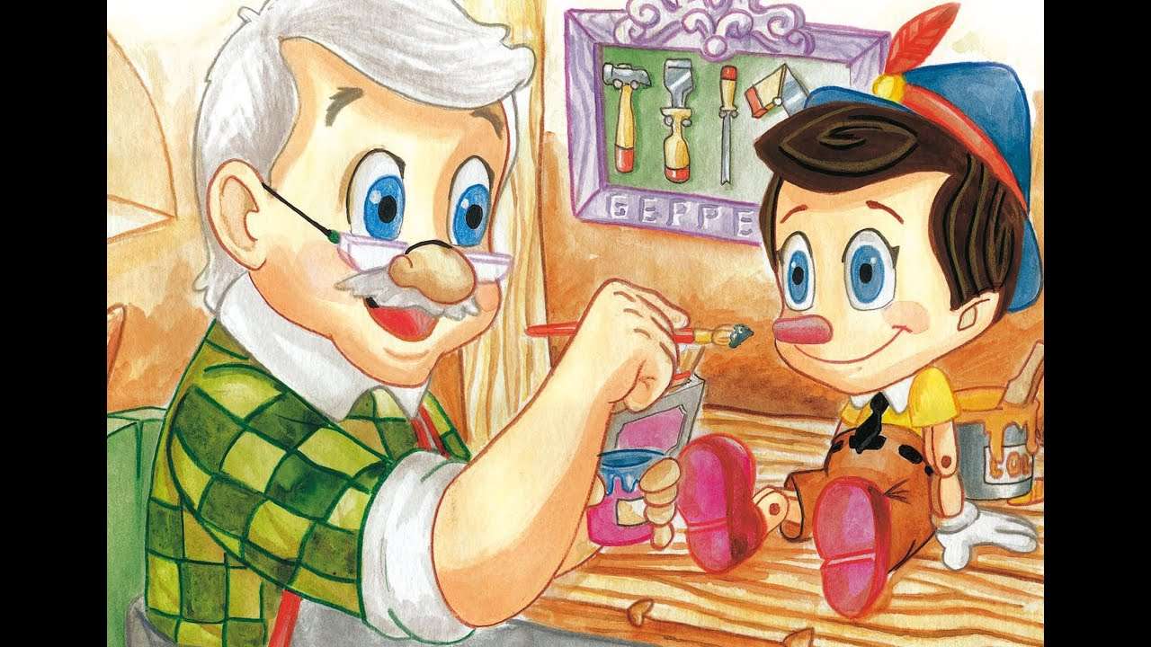Pinocchio-äventyr pussel på nätet