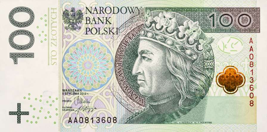 Zloty polonês puzzle online
