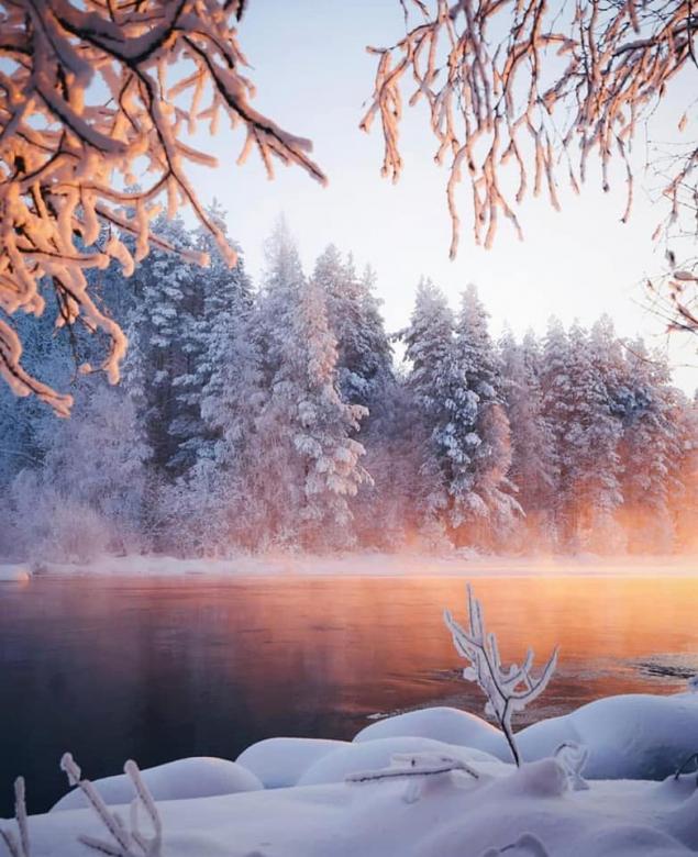 Магически пейзаж на Финландия. онлайн пъзел