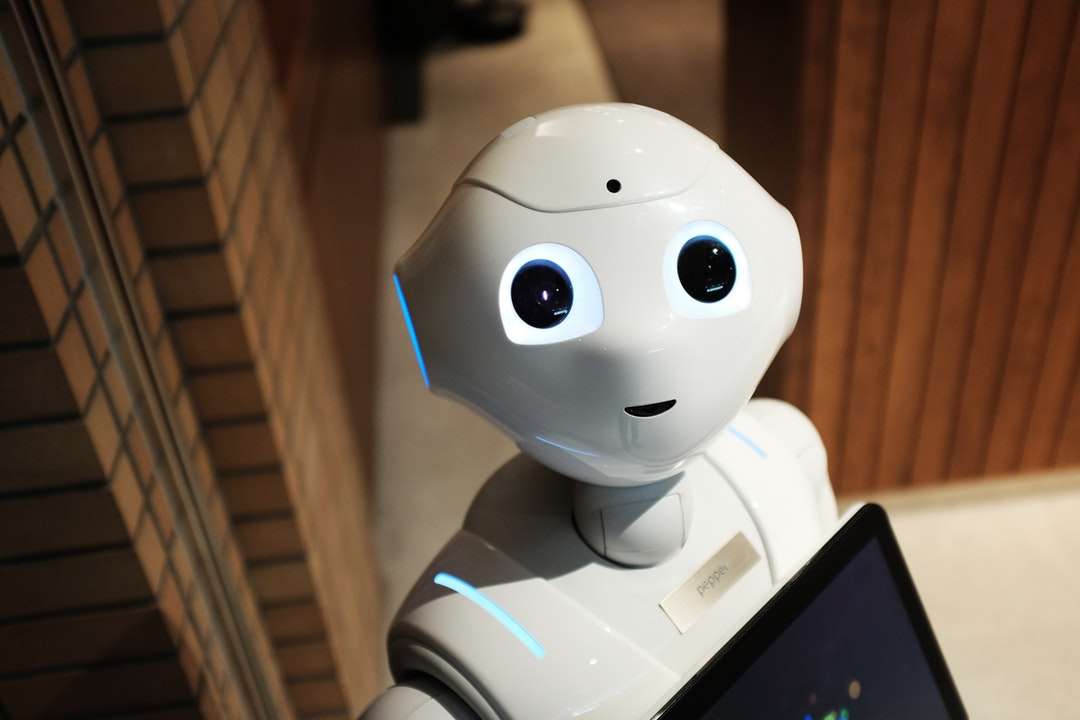 Vlastnosti lidského bílého robota skládačky online