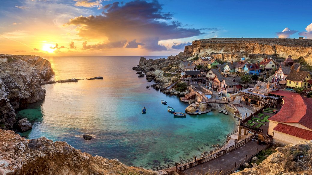 Село на Мальті, Мальта пазл онлайн