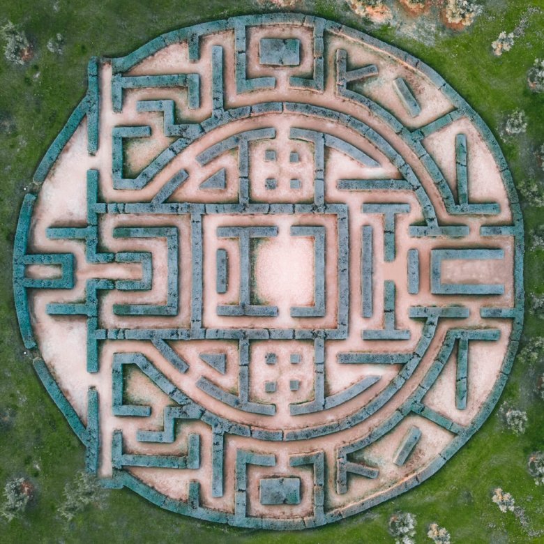 Sövény labirintus kirakós online
