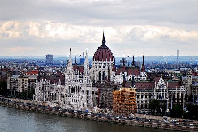 Budapešť-Maďarsko-celkový pohled skládačky online