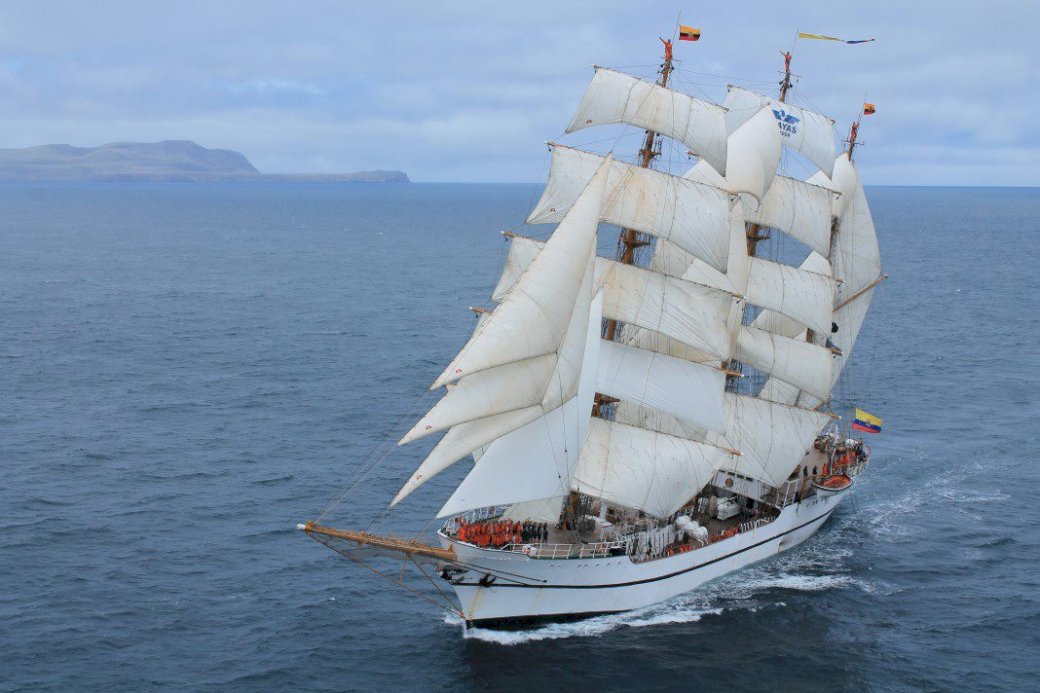 Guayas - еквадорський навчальний корабель пазл онлайн