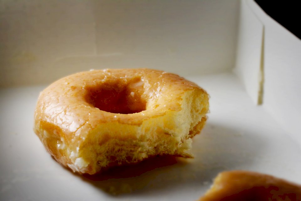 Krispy Kreme Original glasiert. Puzzlespiel online