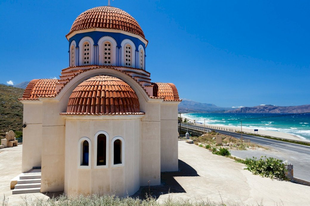 Greece in the blue version jigsaw puzzle online