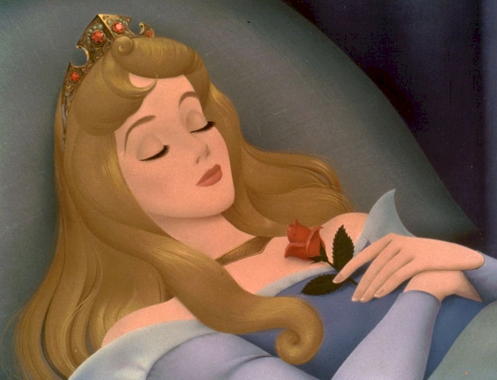 Sleeping Beauty and a Flower jigsaw puzzle online