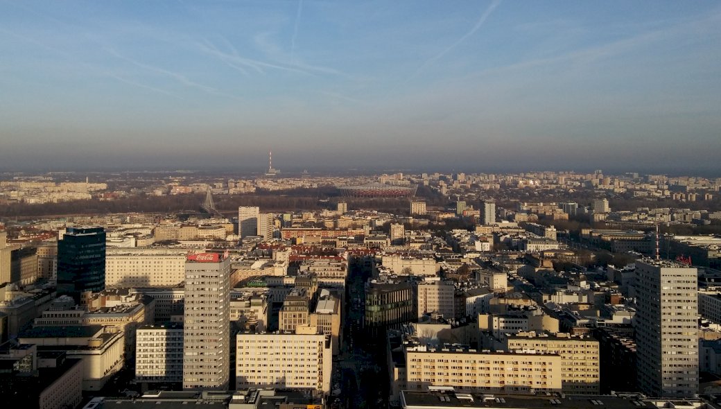 панорама Варшави онлайн пазл