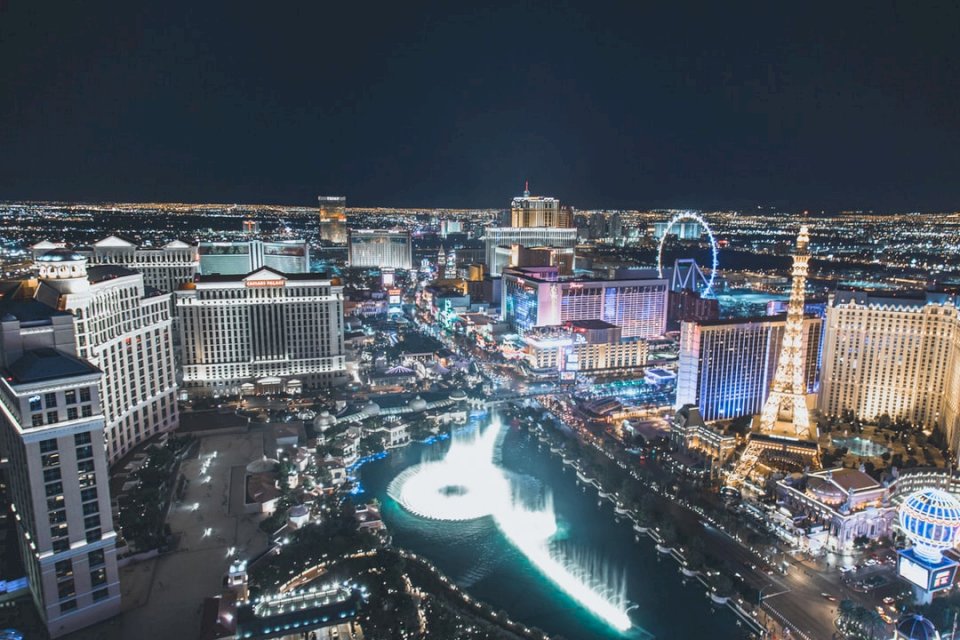 Las Vegas de nuit puzzle en ligne