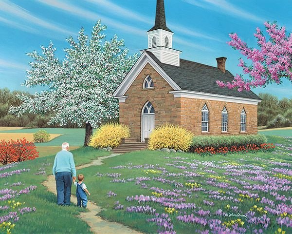 Spring in the countryside. jigsaw puzzle online