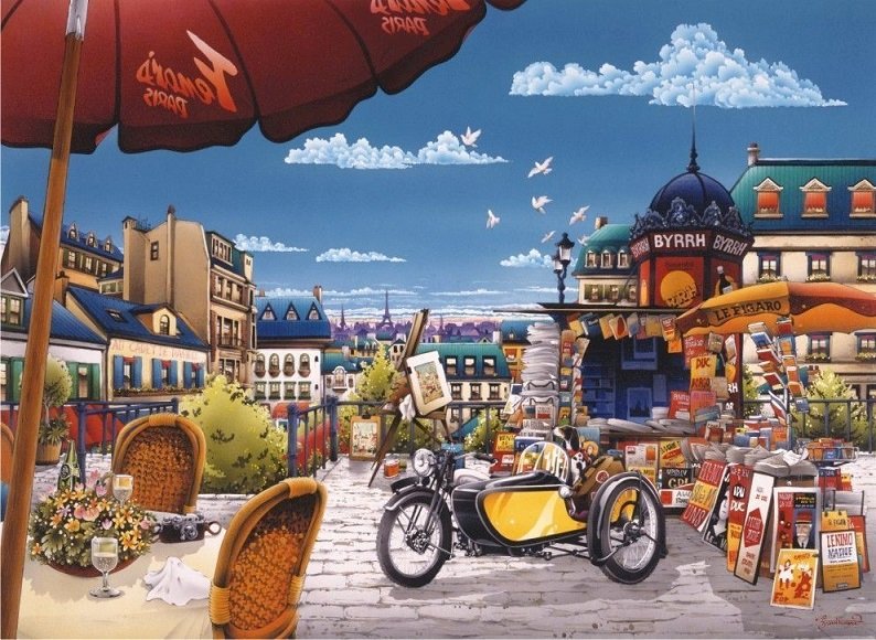 On the town square. jigsaw puzzle online